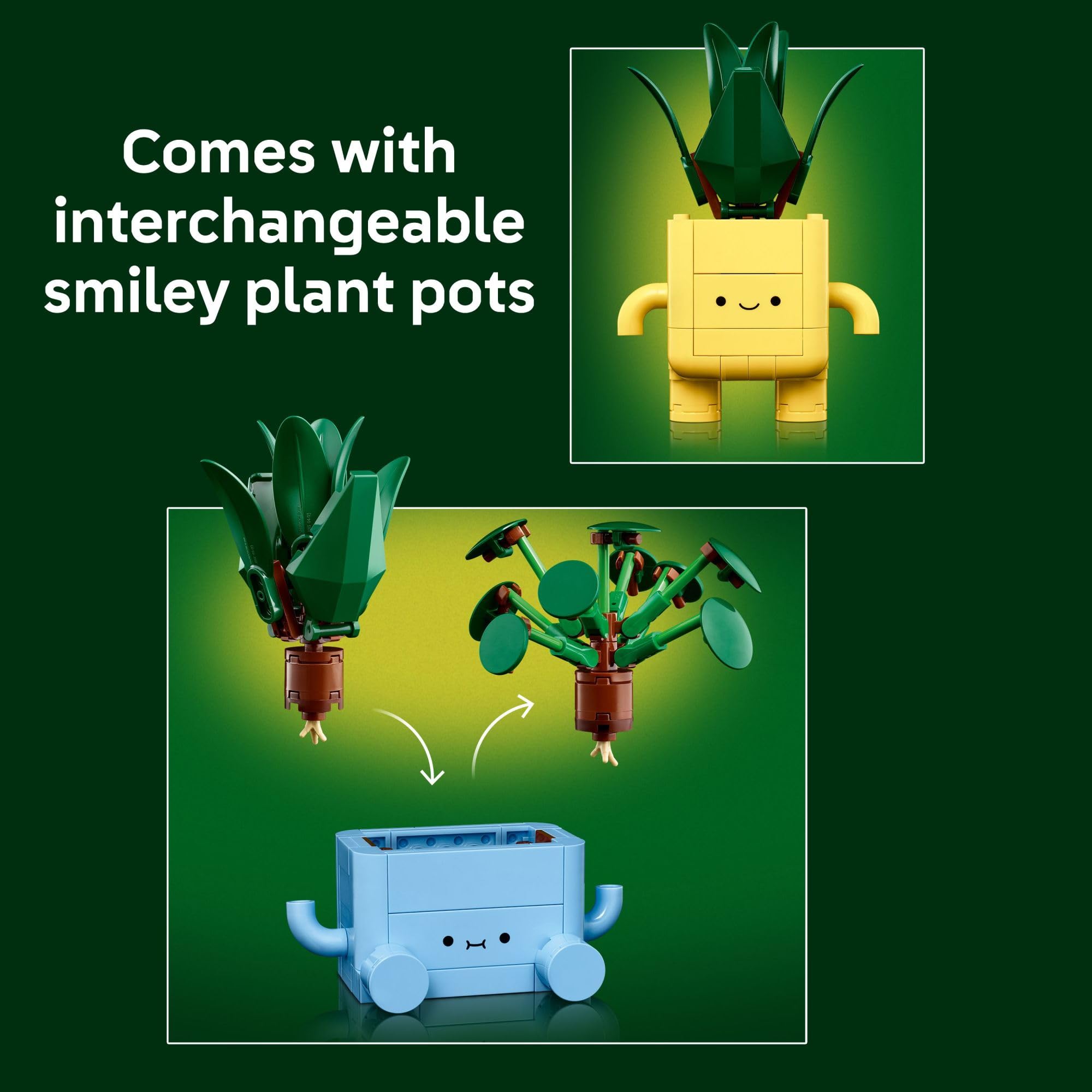 Happy Plants Building Set for Kids Ages 9+
