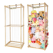 Large Stuffed Animal Storage Organizer with Elastic Cord