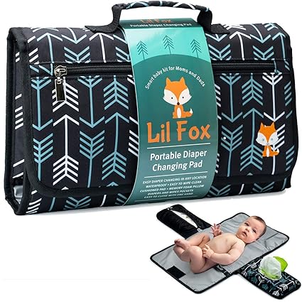 Portable Changing Pad - Waterproof Travel Baby Diaper Changing Pad, Mat Foldable