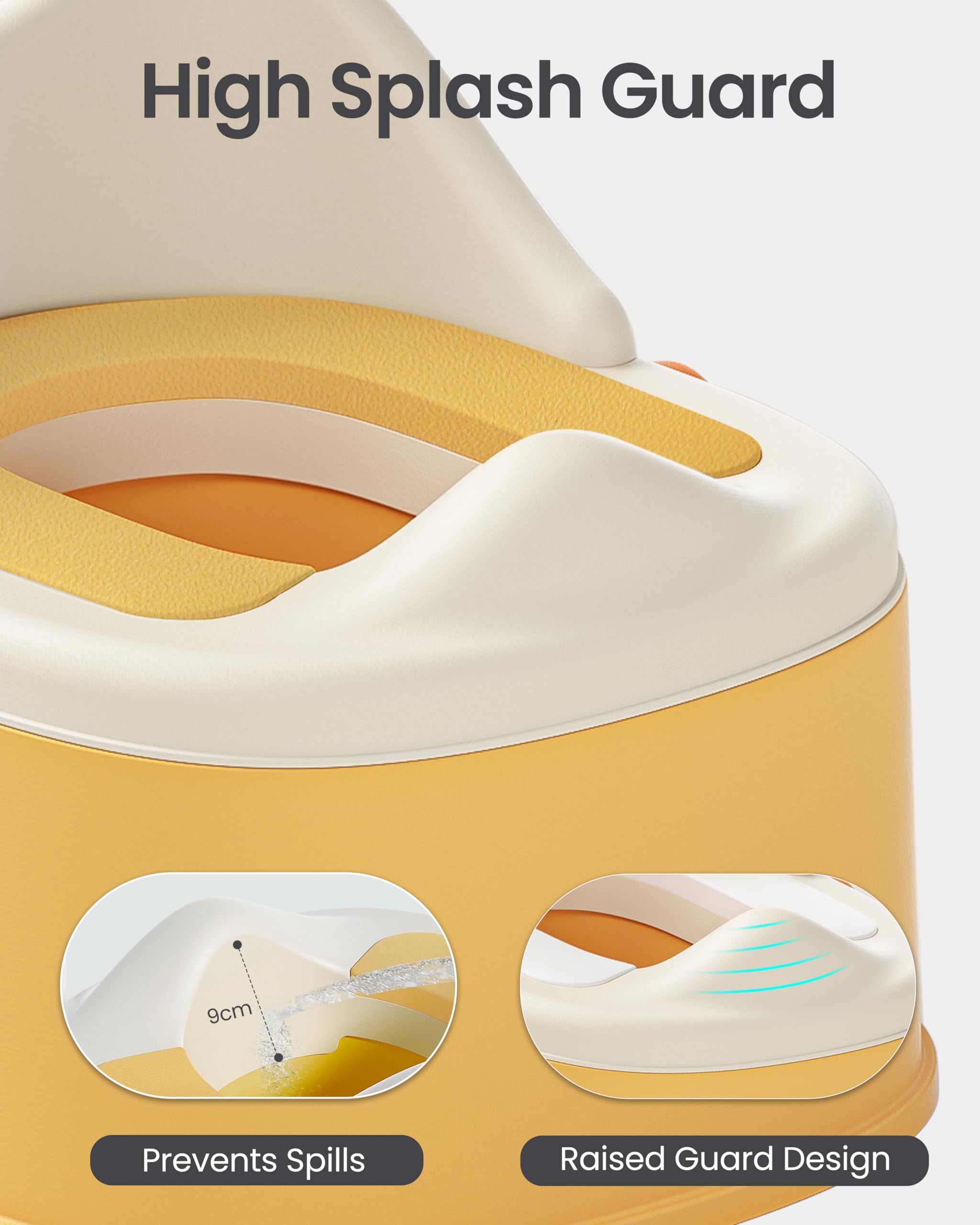 3-in-1 Toddler Potty Training Toilet for Boys and Girls with Soft Cushion Multi-use Baby Potty Chair for Toddlers 1-3 Training Potty Seat Toddler Toilet Baby Potty Training Seat with Step Stool