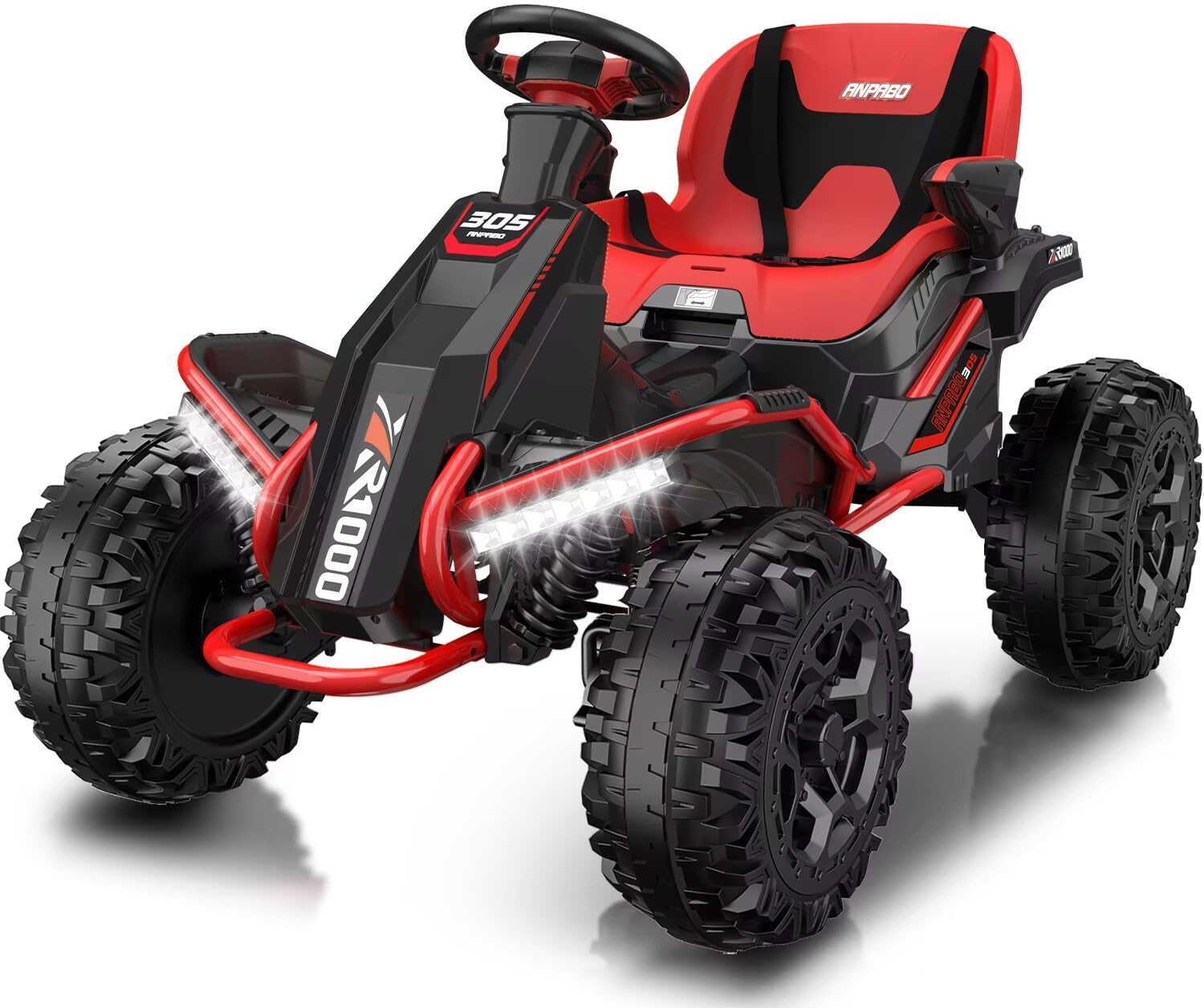 24V 4x4 Ride On Toy for Big Kids with Parent Remote Control