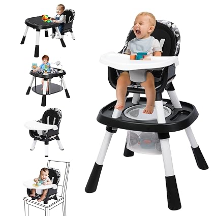 15-in-1 Convertible High Chair, 2-in-1 Baby Highchair & Activity