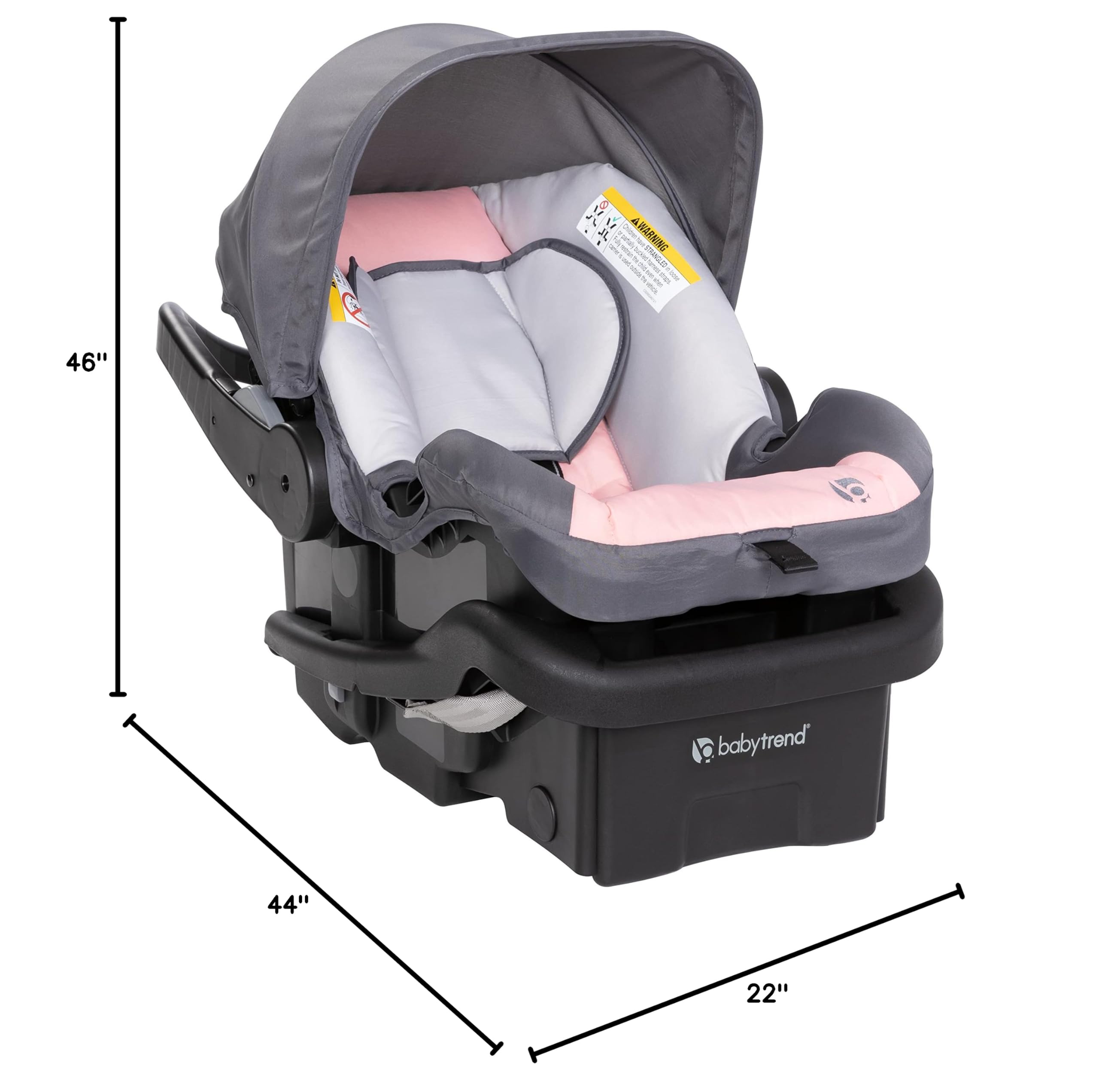 Expedition® Jogger Travel System with EZ-Lift™ Infant Car Seat, Dash Pink