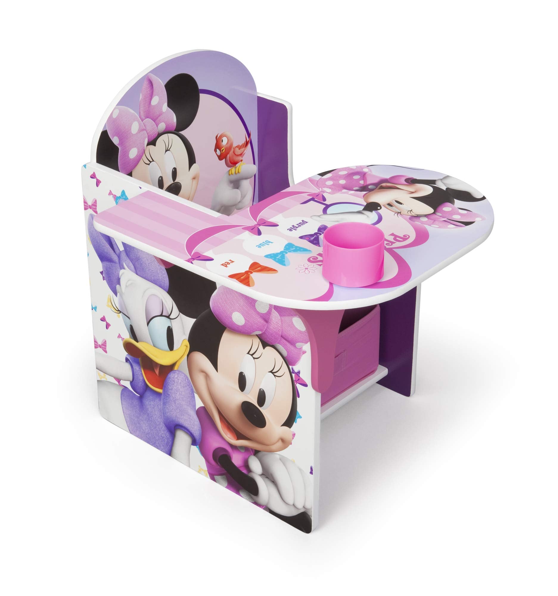 Chair Desk With Storage Bin, Disney Minnie Mouse