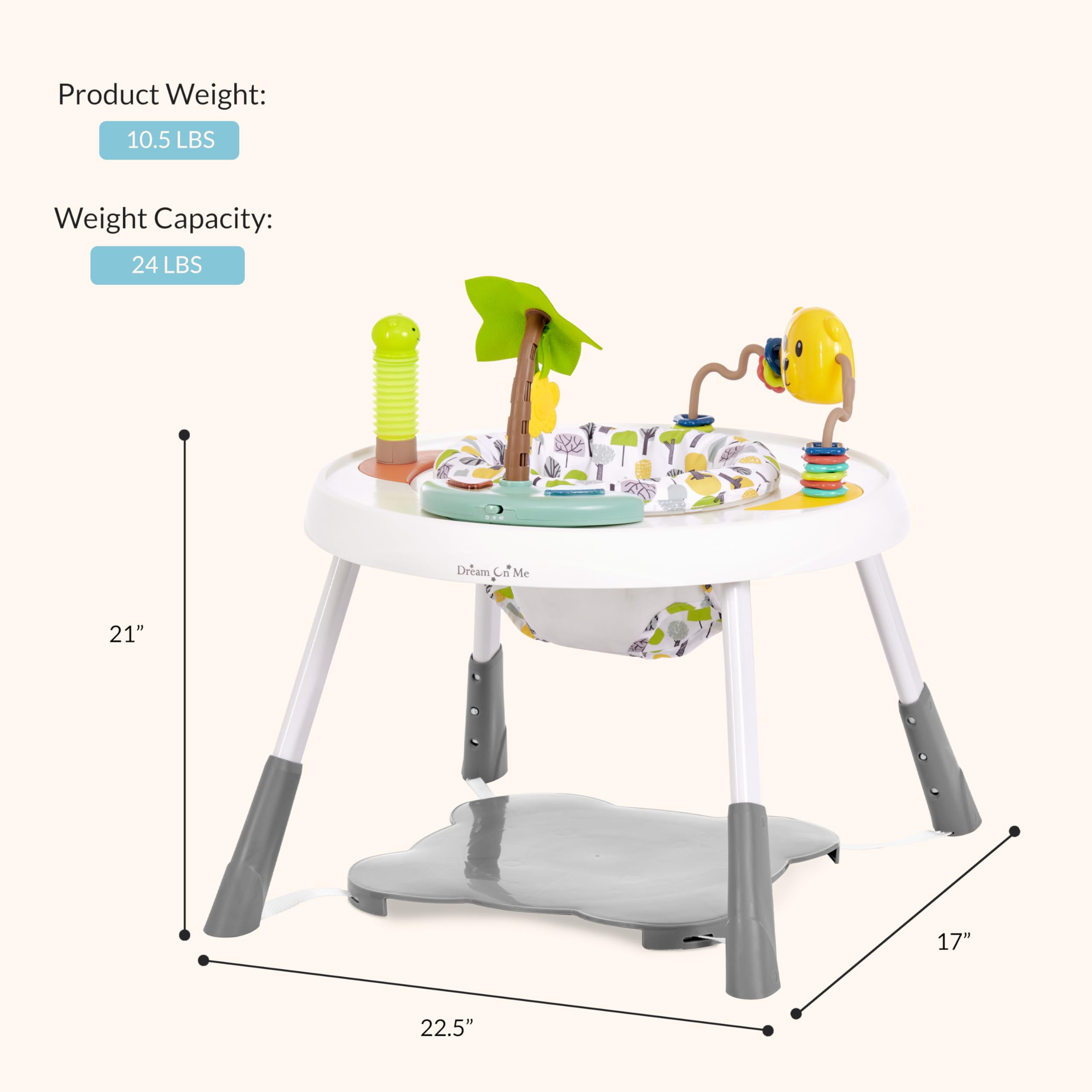 2-in-1 Baby Activity Center with Music and Toys