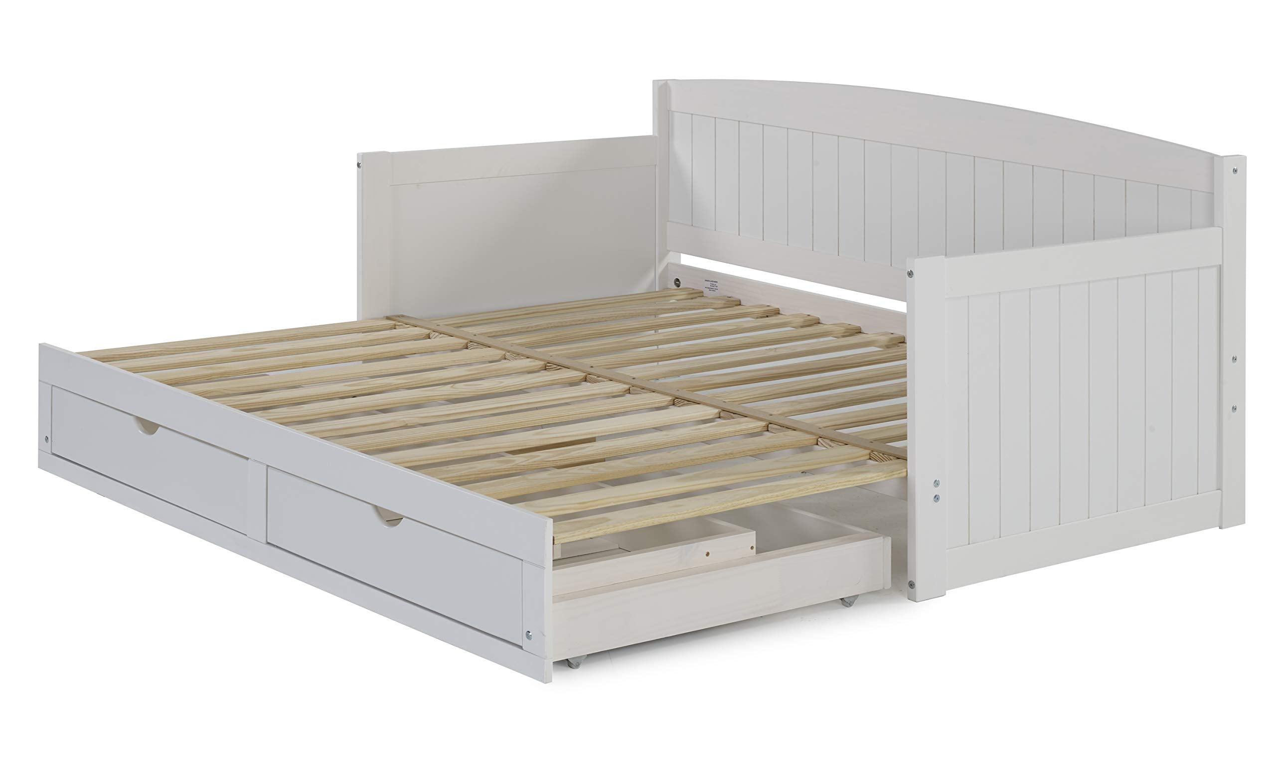 Twin to King Daybed with Trundle and Storage Drawers