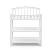 Changing Table with Water-Resistant Changing Pad (White)