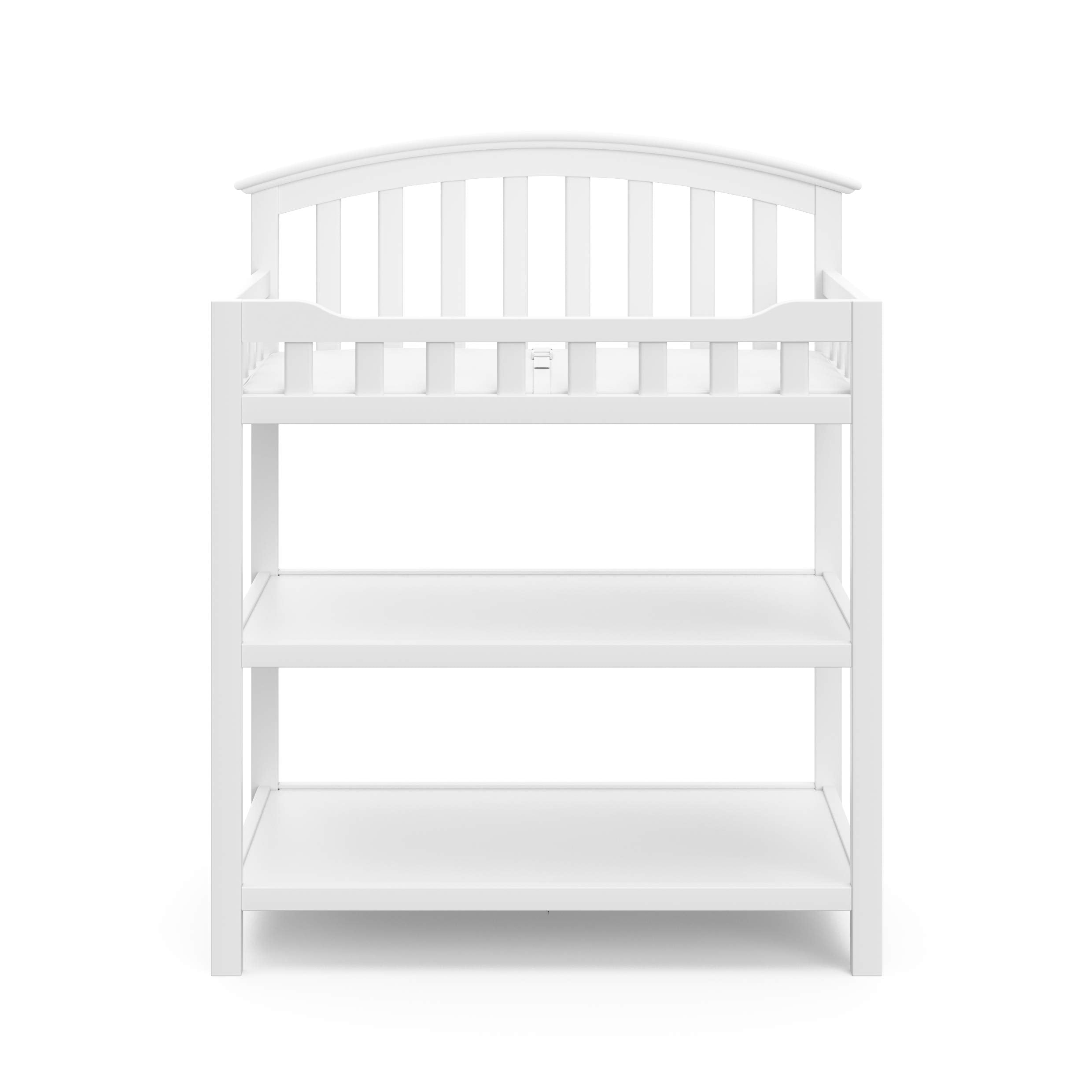 Changing Table with Water-Resistant Changing Pad (White)