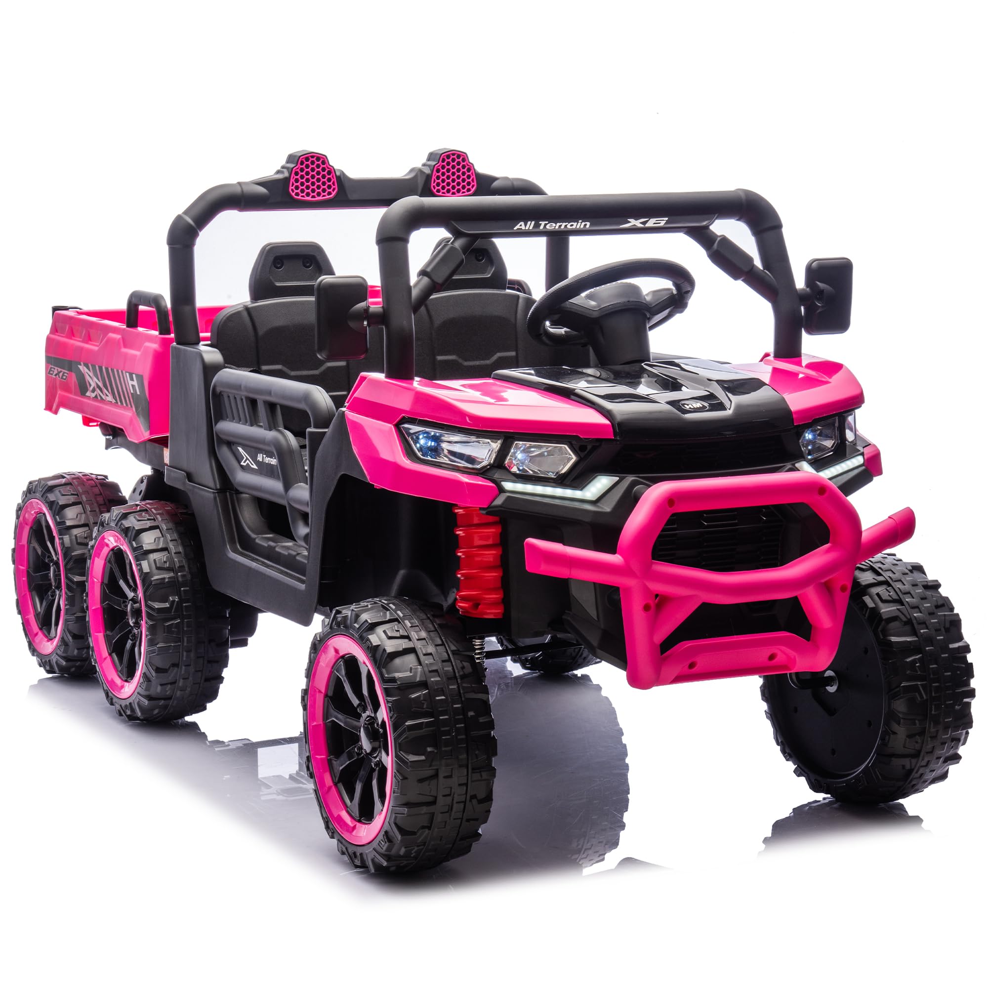 24V Kids Ride-On Dump Truck 2-Seater with Remote Control