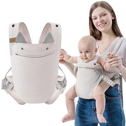 Baby Carrier Newborn to Toddler, Ergonomic Infant Carrier, Breathable Mesh Baby