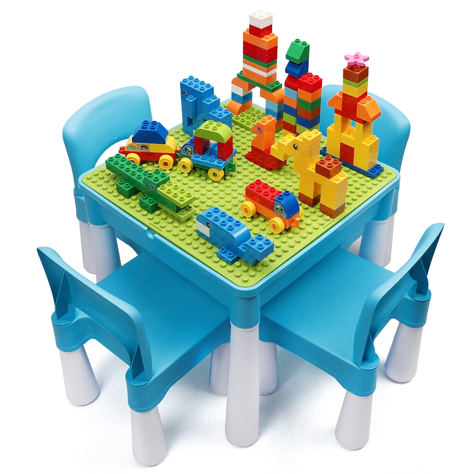 Plastic Toddler Chair, Durable and Lightweight Kids Chair, 9.3" Height