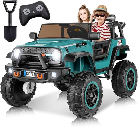 24V Ride on Car for Kids,2 Seater Electric Truck with Remote Control