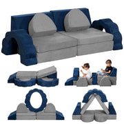 Kids Couch 10PCS, Modular Kids Play Couch