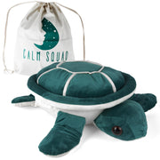 4.5 lbs Lou The Turtle Weighted Stuffed Animal - Warm Weighted Plush Animals