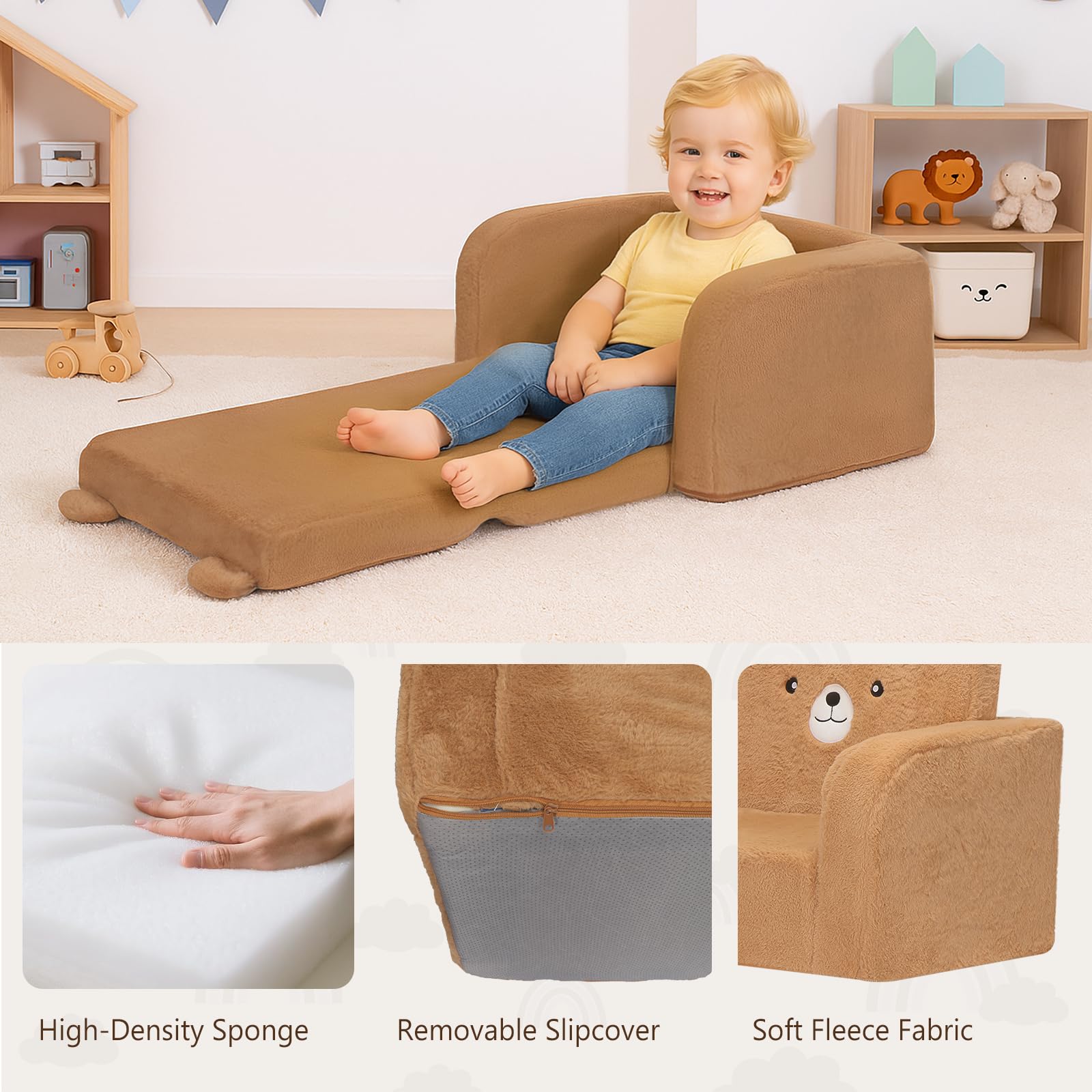 Toddler Flip Open Sofa Chair