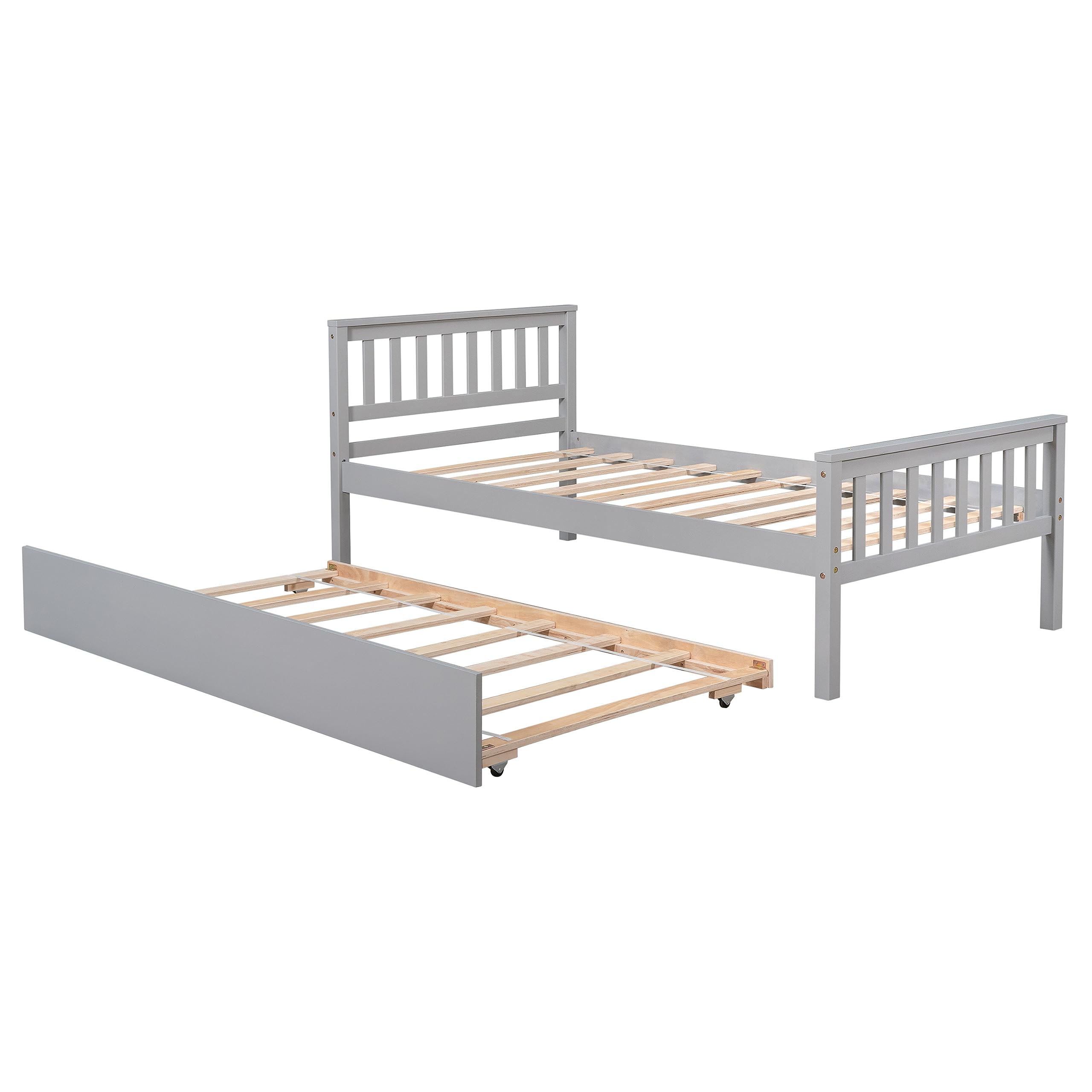 Twin Daybed with Trundle for Kids Bedroom