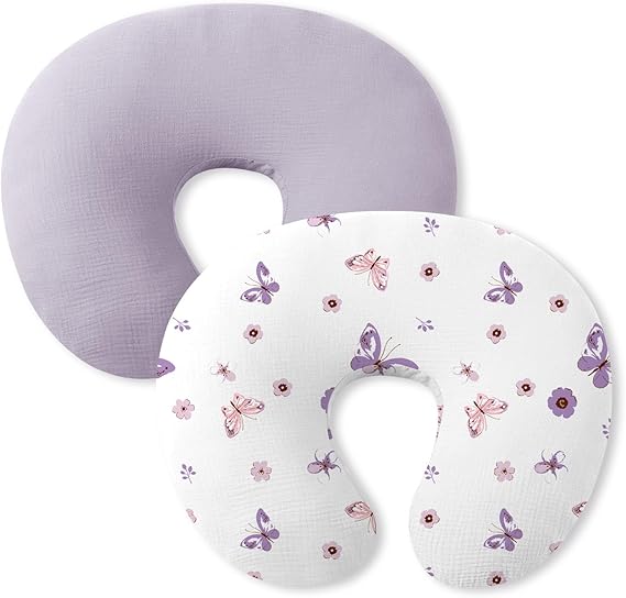 Nursing Pillow Covers 2 Pack for Baby