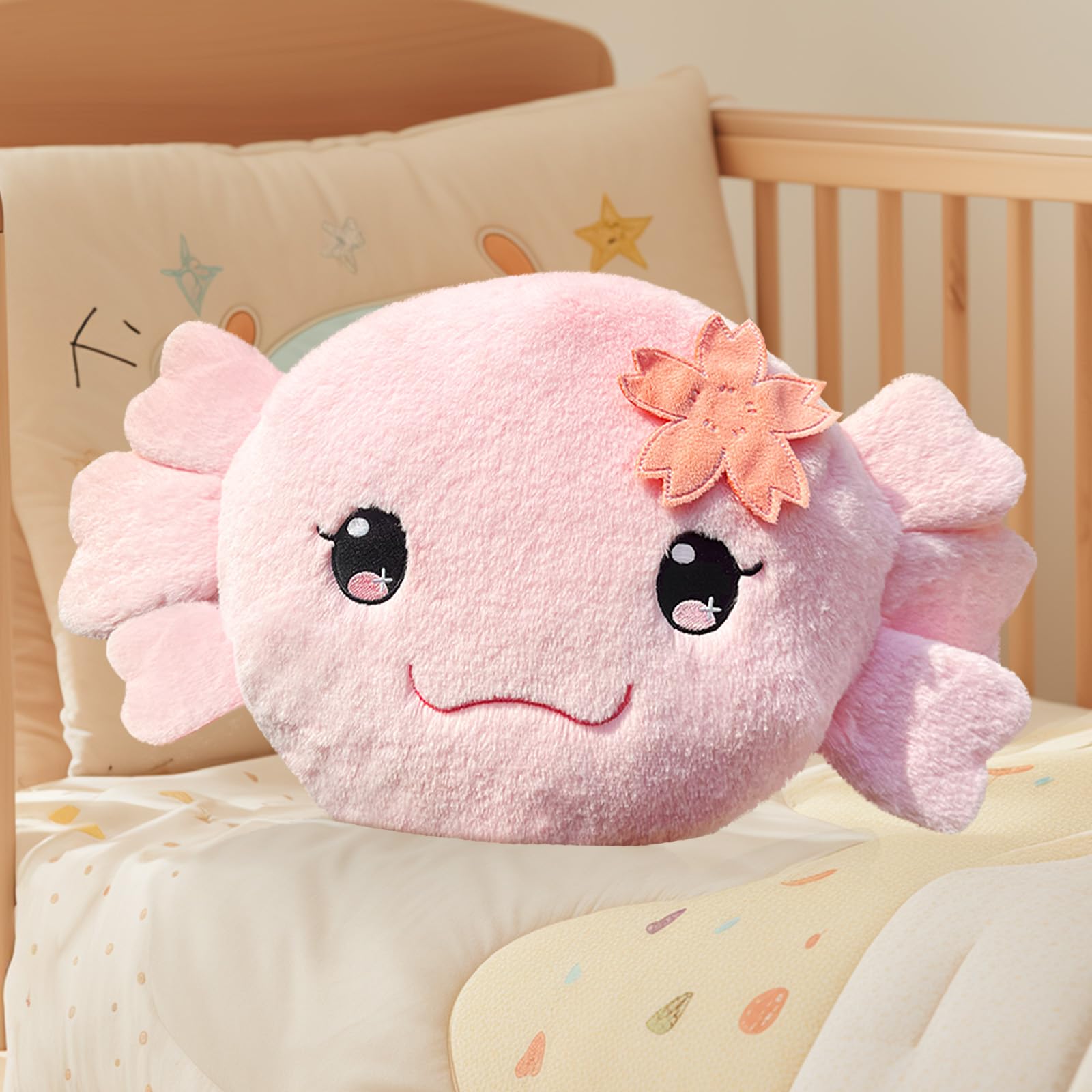 Stuffed Animal, Pink, 19.6", Soft Cuddly Microwavable