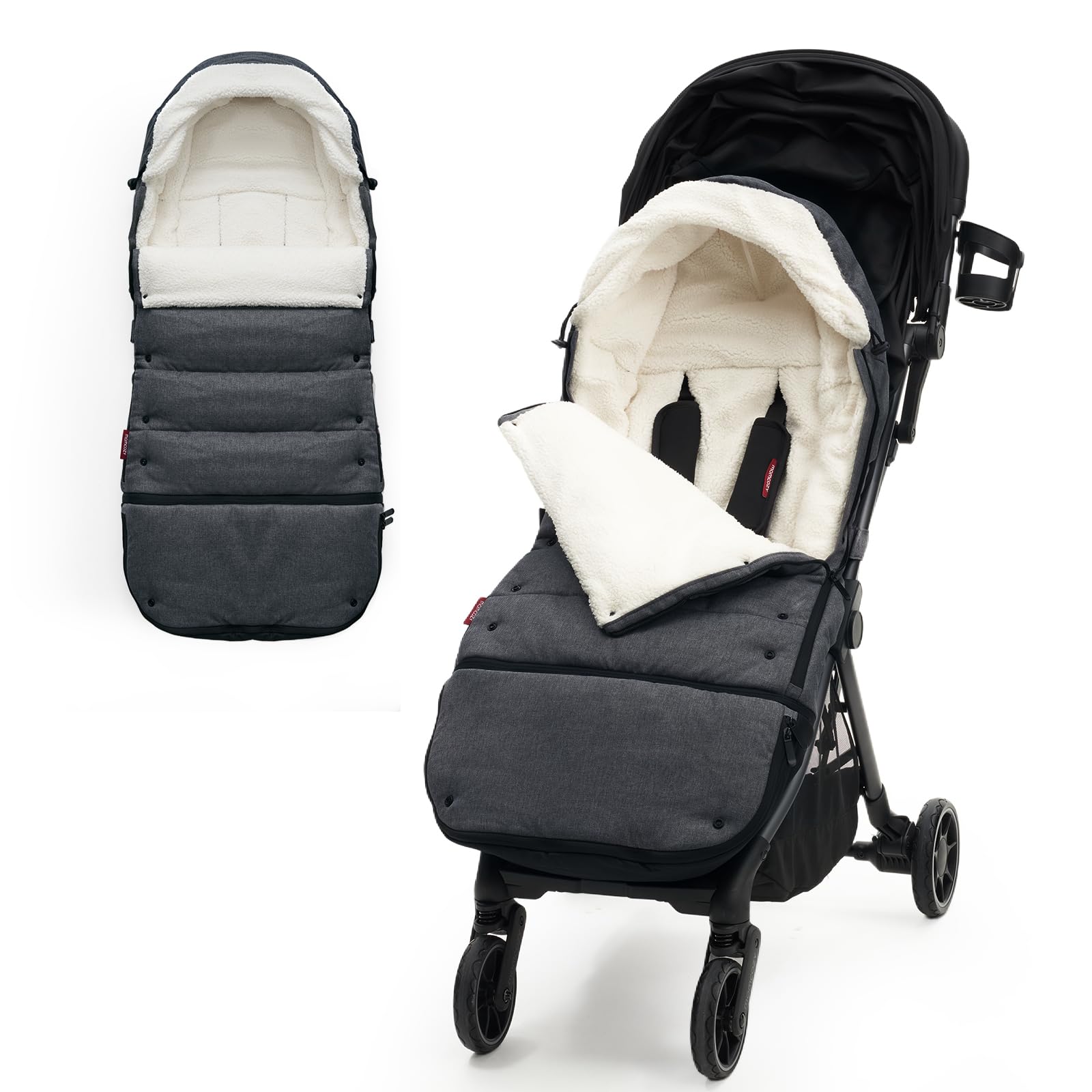 Stroller Footmuff | Universal, Weather-Proof, Warm Stroller Bunting Bag