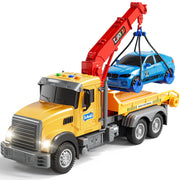 Kids Toys for 3 4 5 6 7 Years Old Boys, Tow Truck Toy,Friction Powered Transport Truck