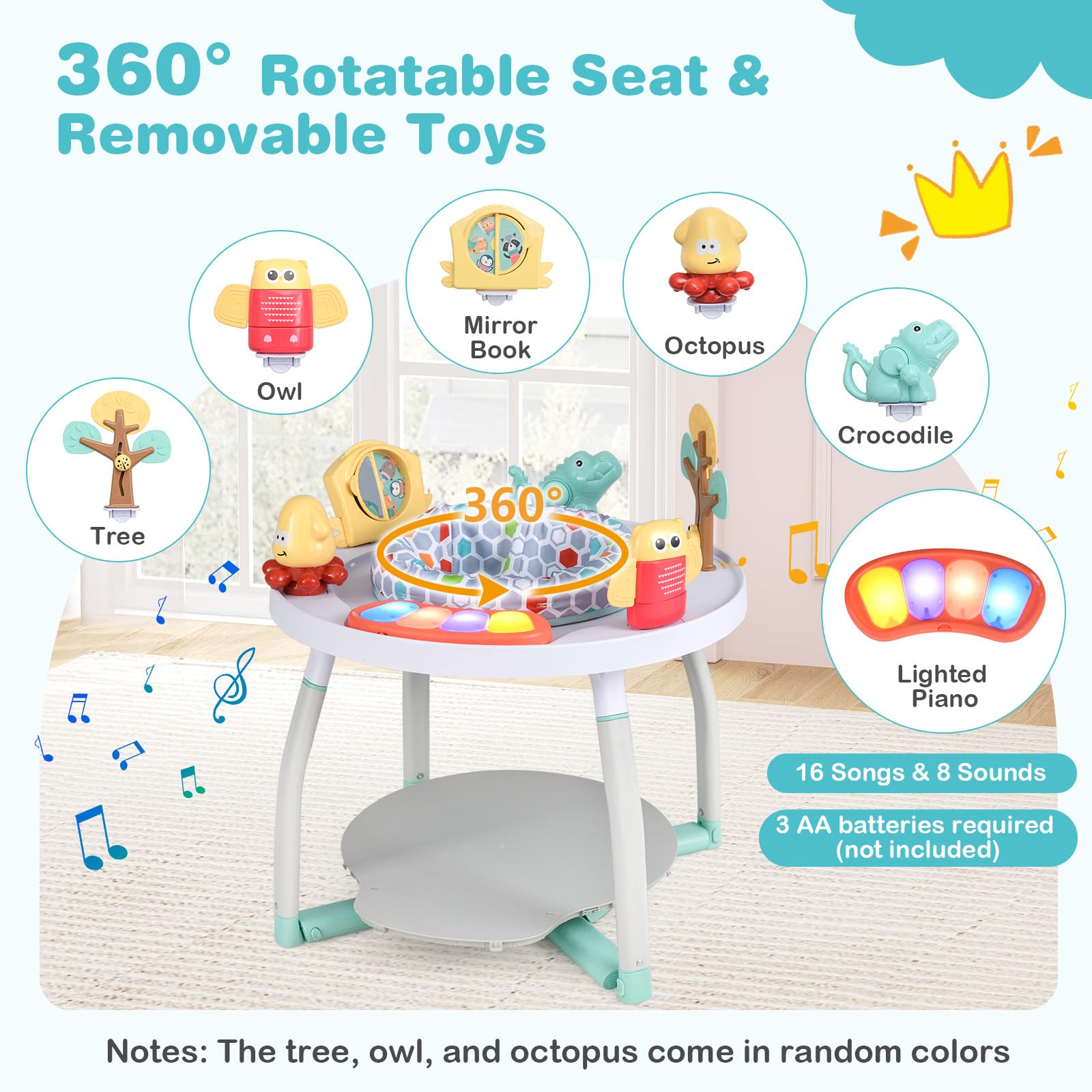5-in-1 Baby Activity Center with Jumper