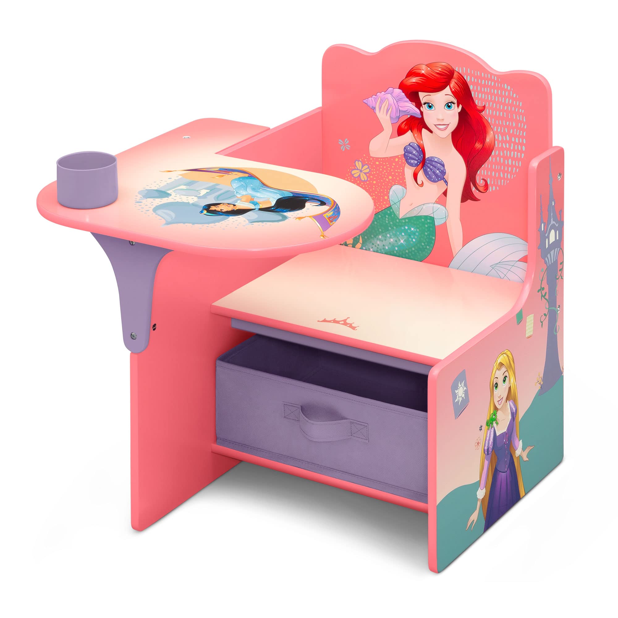 Chair Desk with Storage Bin, Disney Princess