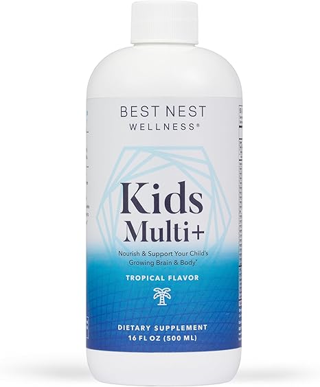 Kids Liquid Multivitamin: Methylated Vitamins, Whole Food