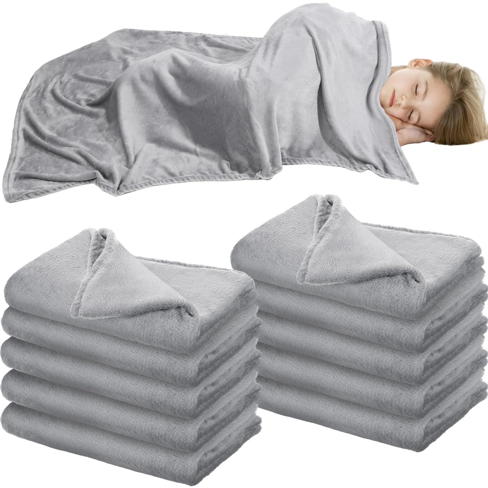 Pcs Cot Blanket Toddler Daycare Nap Blanket for Kids 39 x 47
