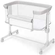 Baby Bassinets Bedside Sleeper - All Mesh Bedside Bassinet with Wheels