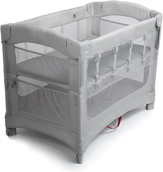 Ideal Ezee 3 in 1 Co-Sleeper Folding Bedside Bassinet and Play Yard