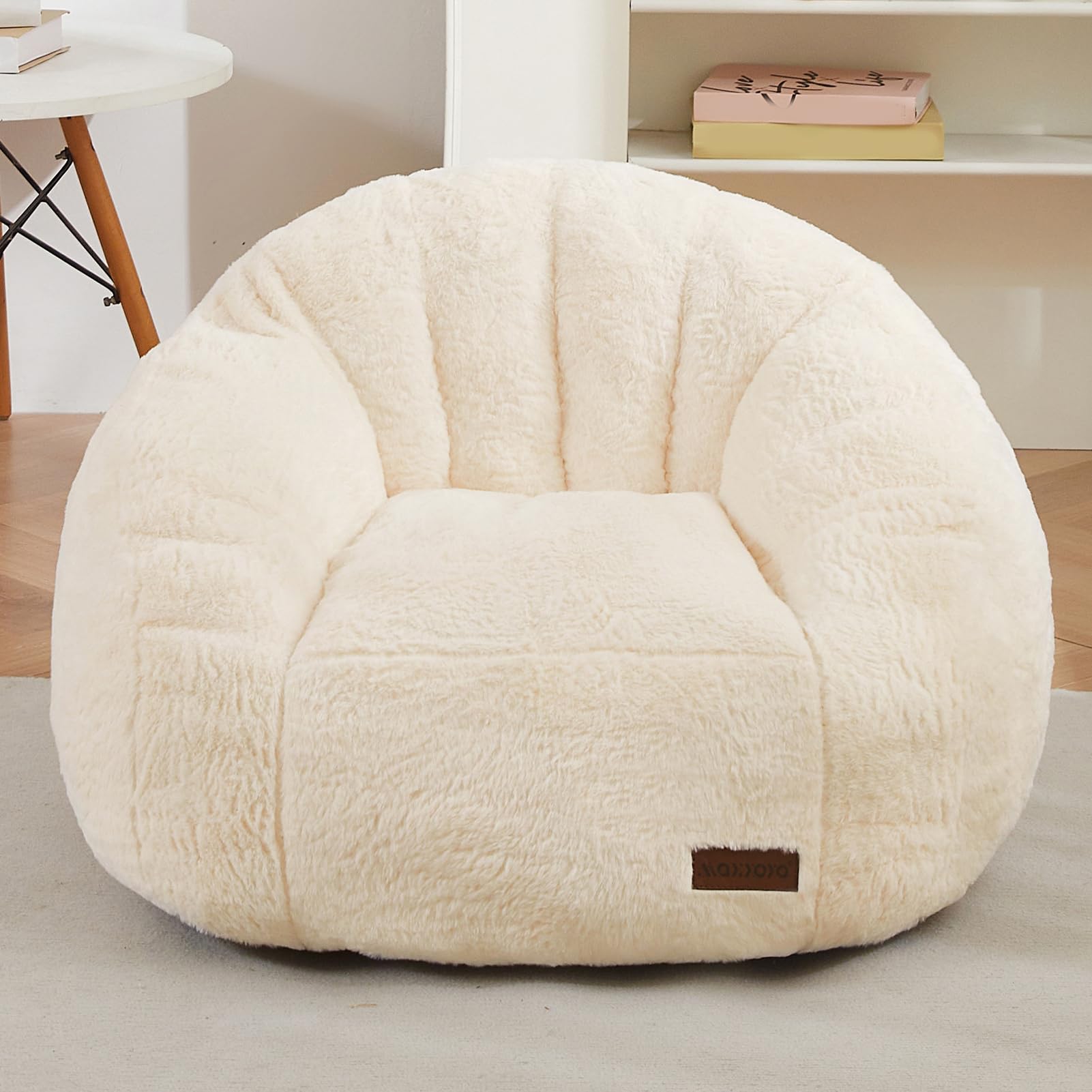 Chair for Kids, Shell Shaped Bean Bag Couch for Boys and Girls