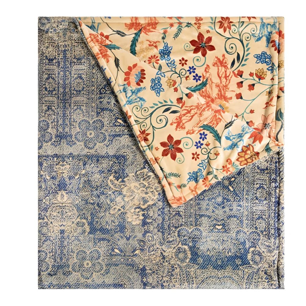 Denim Print Laurel Canyon Cozy Blanket - H17025-1