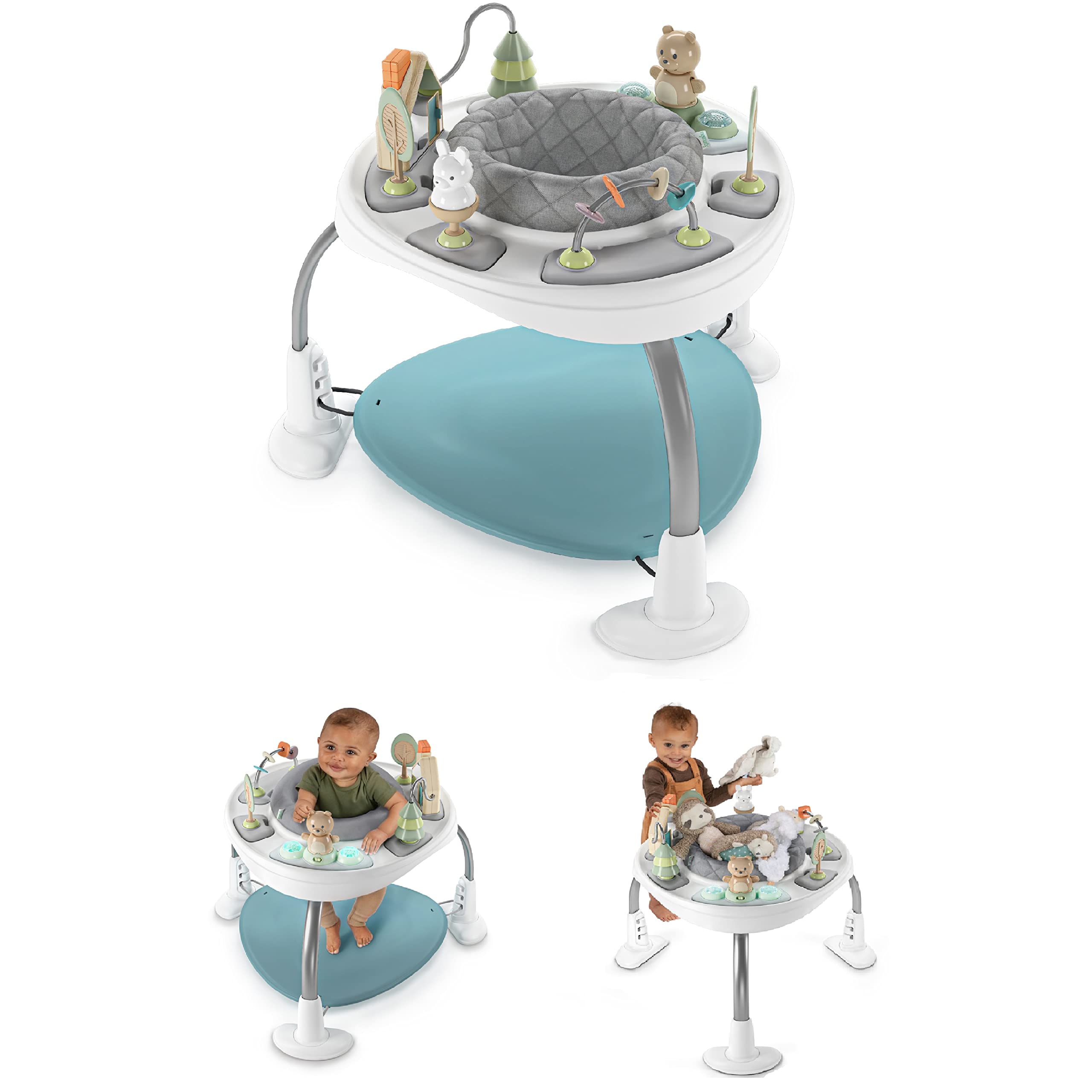 Spring & Sprout 2-in-1 Baby Activity Center Jumper and Table
