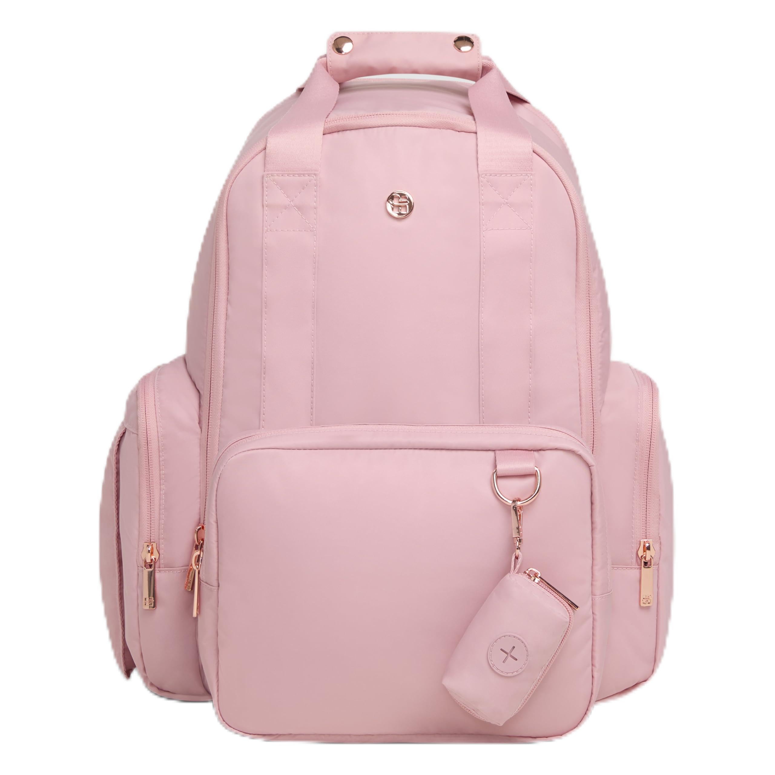 Signature Hug Pack Diaper Backpack, Bridal Rose, O/S