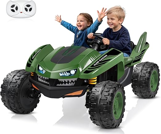 24V Ride on Toy for Big Kids 2 Seater, 4x200W, Max 5.1MPH
