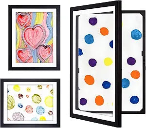 Li’l Davinci Art Cabinet, Front-Open Art Frame Set -12x18
