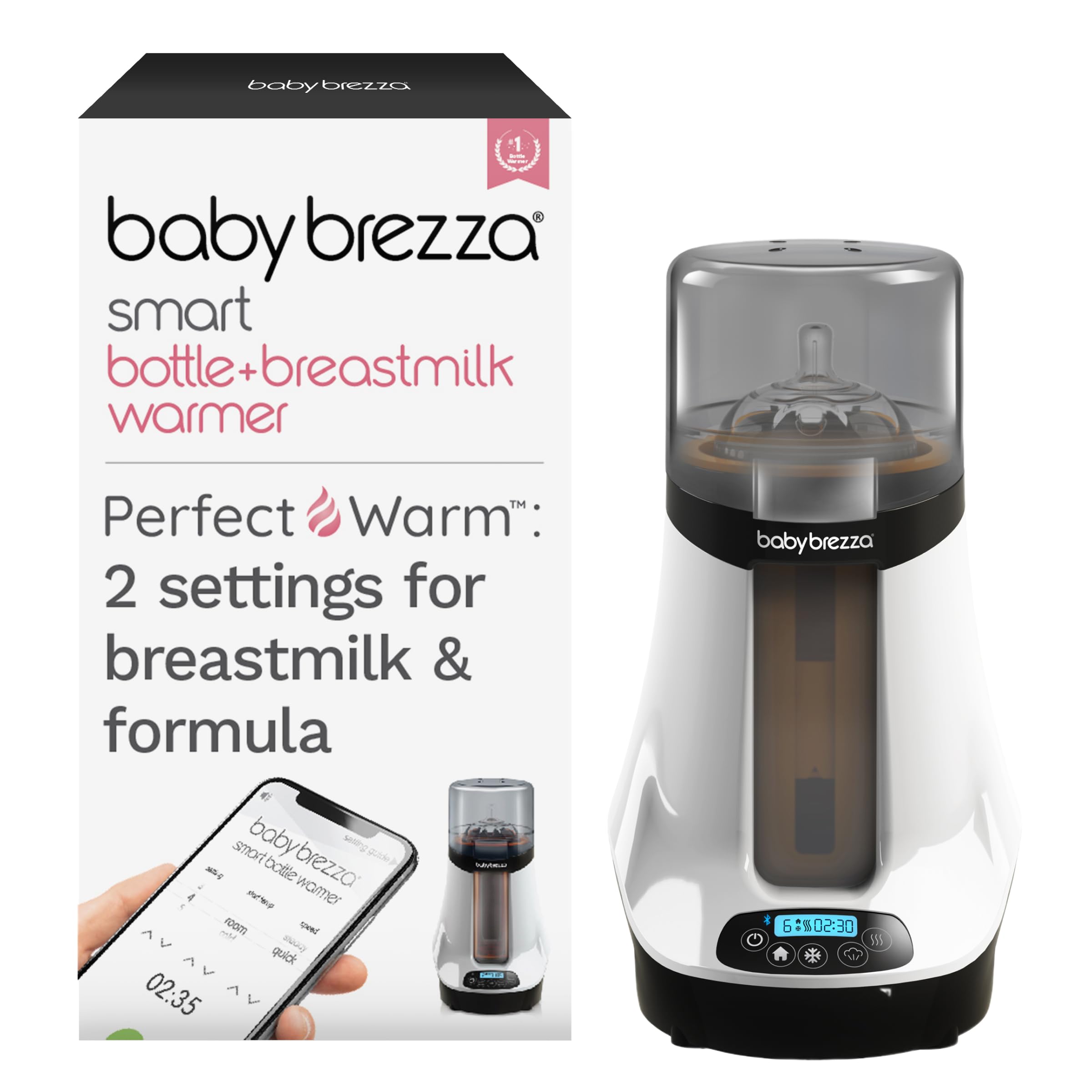 Smart Baby Bottle Warmer, Breastmilk Warmer + Defroster – Free