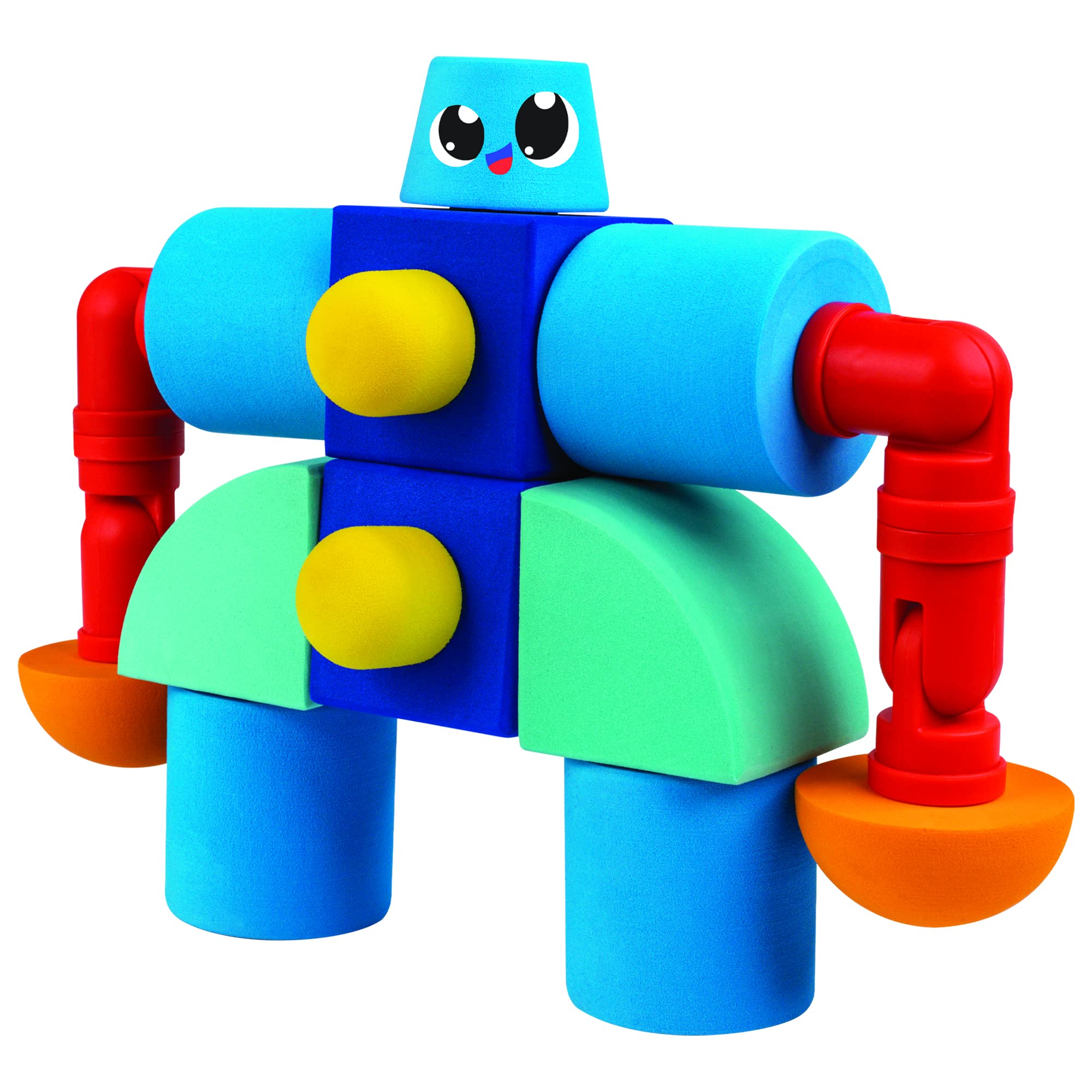 Foam Building Blocks - 35-Piece Castle, Bath Toys for Toddlers