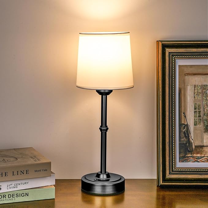 Cordless Table Lamp Rechargeable-6000mAh Battery Operated