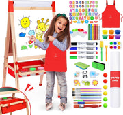 Easel for Kids Easel for Toddlers,Adjustable Standing Double Sided Toddler