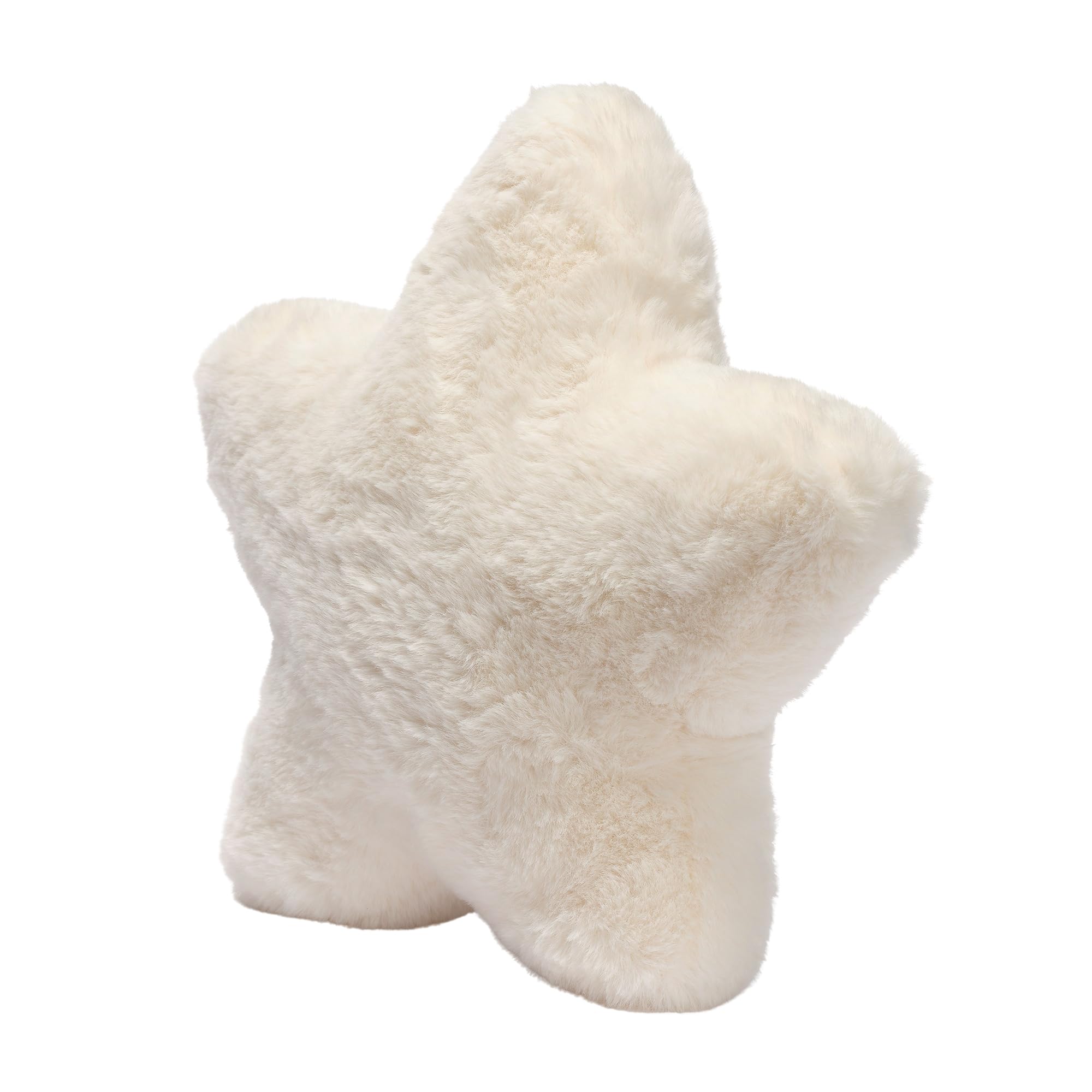 Star Pillow Plush - Ultra Soft Creamy White