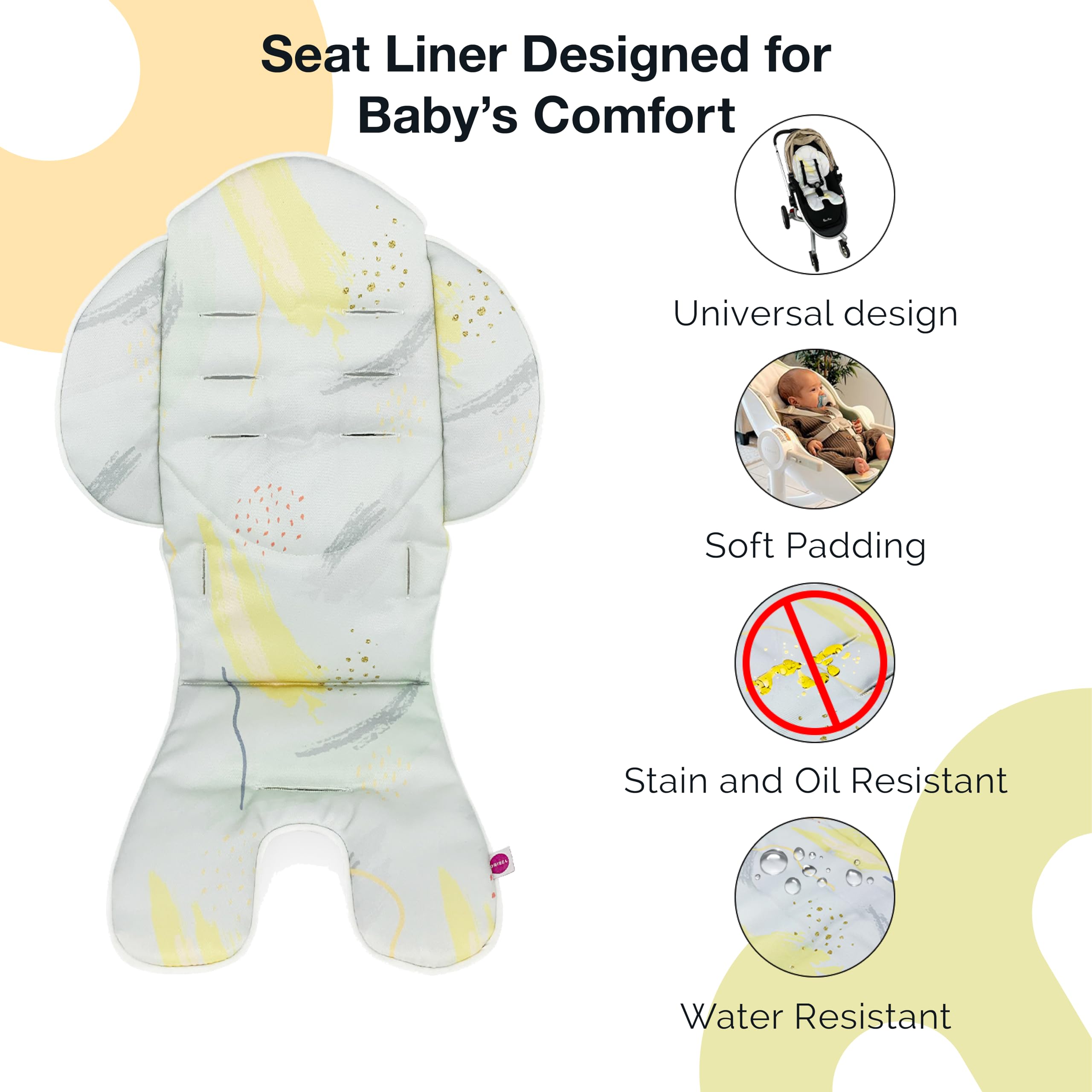 Convertible High Chair with Lounger Mode for Newborn to Toddler