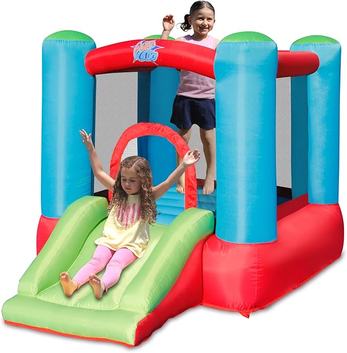 Bounce House, Toddler Inflatable Bounce House with Blower for Indoor/Outdoor