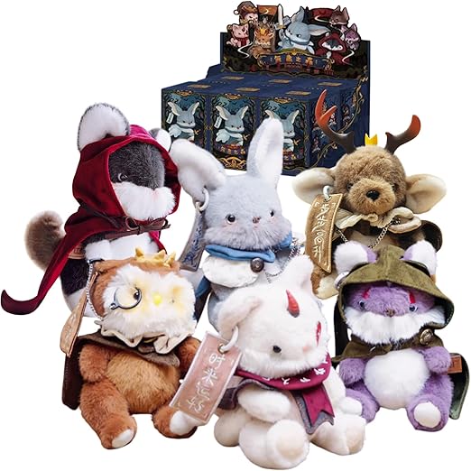 Plush Doll Blind Box Whole Set, Timeshare Cino Series Stuffed Blind Box Toy