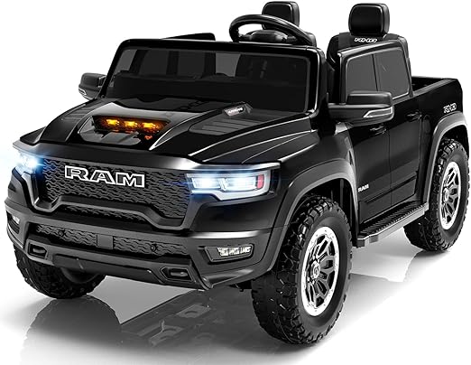Electric Car for Kids, Licensed Ram 1500 RHO, 24V Ride on Toys for Big Kids