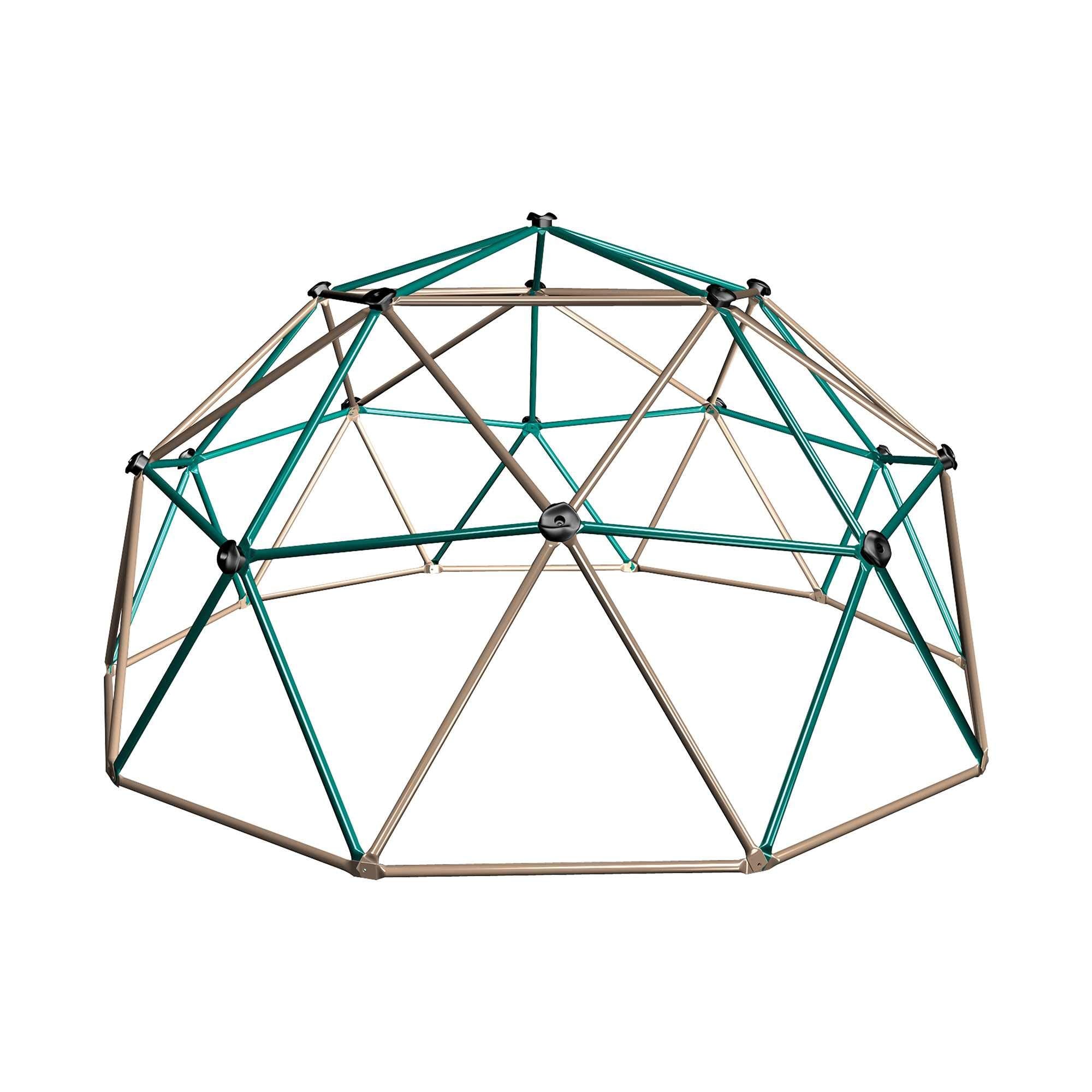 Geometric Dome Climber Play Center, Earthtone