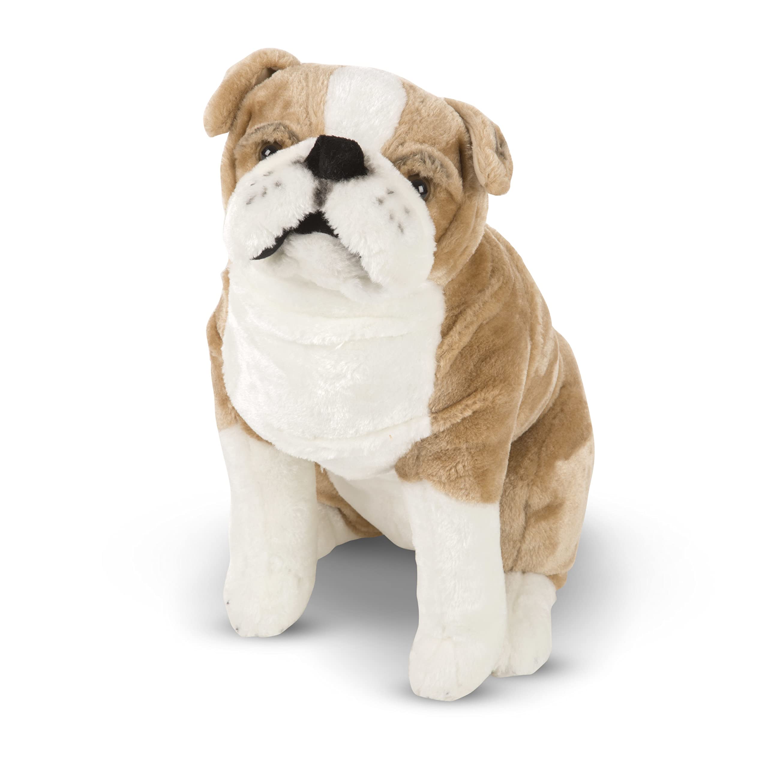 Giant English Bulldog - Lifelike Stuffed Animal (Nearly 2 feet Tall)
