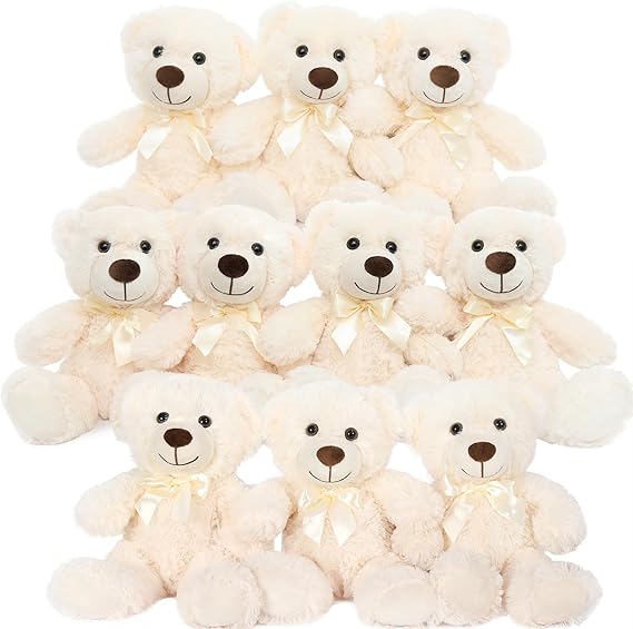 14 Piece Teddy Bears Bulk Baby Shower,14 Inch Cute Teddy Bear Stuffed Animals Plush