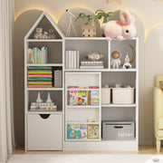 Kids Toy Storage Organizer Bookshelf with Drawers
