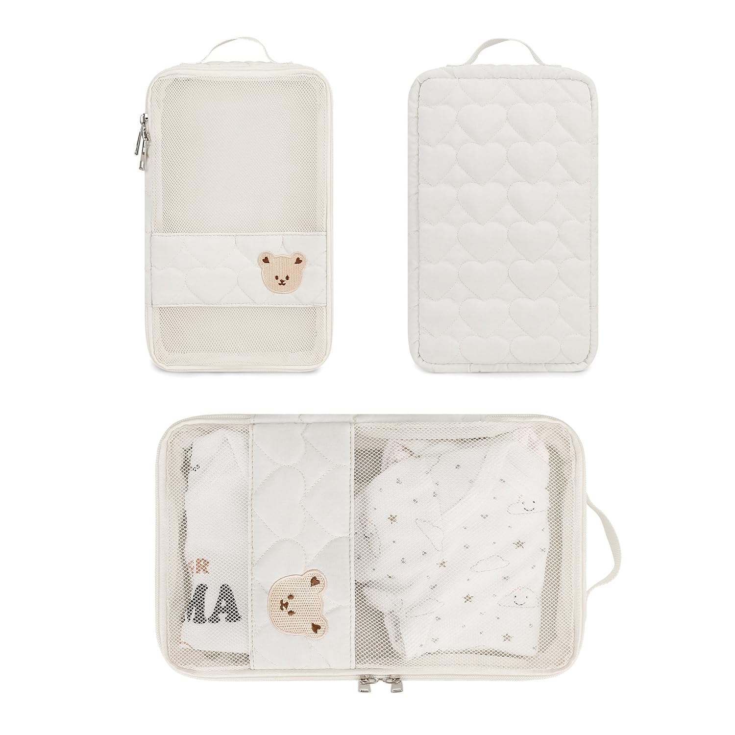 Baby Diaper Organizer - 2 Pack Waterproof Pouches